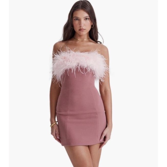 NEW House of CB Alexa Dress Warm Pink Large+ (XL) - Picture 5 of 17